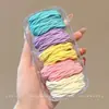 Diadema para Cola de Caballo Alta Sin Desplazarse para Niñas Elástico Alto Duradero Anillo para el Cabello Dulce Sensación de Alta Gama Goma Elástica para el Cabello No Constrictora