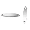 Aço Inoxidável Oval Duas Furações Folha de Salgueiro Tag Curva DIY Acessórios de Joia Conector de Colar Pulseira Tag Atacado em Estoque