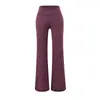Pantalones Deportivos de Yoga Casuales con Cintura Cruzada, Nuevo Estilo Primavera, Versátiles Elásticos Ajustados de Color Sólido Pierna Recta, Pantalones Largos hasta el Suelo