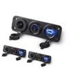 Cargador de Teléfono para Coche con Múltiples Puertos, Pantalla Digital, Encendedor de Cigarrillos Modificado, Doble USB, Cargador para Crucero RV, Carga Rápida, Carga Flash