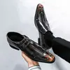 Zapatos Chelsea de punta fina británicos sin cordones de cuero talla grande transfronterizos para hombre zapatos planos moda para hombre zapatos de cuero para peluquero