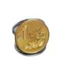 Una moneda conmemorativa de un yuan, un pequeño regalo para cumpleaños, adecuado para niños y novias, un adorno de moneda de oro