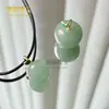Acessório Pingente de Ágata Verde Natural, Novo Pingente Versátil da Moda Estilo Chinês, Presente para Live Streaming, Item de Barraca de Área Turística