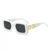 Gafas de Sol 2026 Modelo Nuevo con Varillas de Cadena Estilo Europeo y Americano para Mujer, Montura Cuadrada Pequeña, Versátiles, Modernas, Gafas de Sol de Moda de Alta Gama