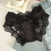Ropa Interior Sexy de Encaje Francés Estilo Puro Lust con Cortes para Mujer, Sin Costuras de Satén, de Cintura Media, Transpirable, con Lazo