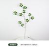 Planta artificial hoja de loto Guanyin decoración del hogar rama de hoja verde modelo habitación floral decoración suave vitrina vitrina