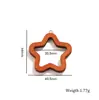 Joyas Forma Geométrica Etiqueta de Madera Hueca Agujero Único Hecho a Mano DIY Colgante Ojo de Oveja Colgante Versátil