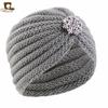 Sombrero de Lana con Cinta de Estilo Étnico Sombrero Indio Otoño e Invierno Sombrero de Ropa con Cuentas JDM-138C