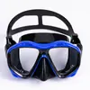 Equipo de Snorkel para Adultos Transfronterizo Máscara de Buceo de Marco Grande Alta Definición Antivaho Protección Nasal para Natación y Buceo Máscara de Buceo Integrada