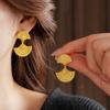 Pendientes antiguos de plata de aguja de diamante y perla Pendientes elegantes vintage Pendientes personalizados de alta gama de lujo ligero para mujeres