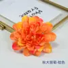 Decoración de boda de dalia artificial flor de seda al por mayor sombrero de paja flor decorativa tela de lana flor hermosa flor Mori arreglo floral de pared