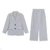 Elegante y moderno conjunto de traje para niñas, nueva colección primavera/otoño 2026, popular entre las influencers, moderno traje de dos piezas con pantalones para niños