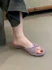 Sandalias de Hada Francesa Chuyuji para Mujer, Verano 2026, Suaves y Elegantes, Cuña con Lazada de Encaje
