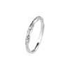 Anel de Dedo Feminino Anel de Dedo com Diamante Cintilante Rio do Amor Enrolado Prata de Lei s999 Microcravejado de Luxo Leve Versátil Anel de Dedo de Nicho