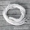 Cuentas de cristal de jade de porcelana con diamantes 2/3/4/6/8mm vidrio doble punta diy tocado zapatos accesorios cuentas de porcelana puntiagudas