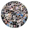 100 pegatinas de apoyo a la celebridad Zhou Yiran sin repetir, mercancía de persona real de alta definición, pegatinas para material de agenda, en stock para venta al por mayor