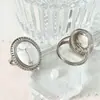 Anillo Popular Transfronterizo de Piedra Semipreciosa de Ágata de Cristal Natural Anillo de Cuarzo Rosa Amatista para Hombres y Mujeres Venta al por Mayor desde el Fabricante