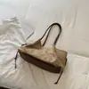 2026 Nuevo Bolso de Hombro Estilo Coreano de Nicho para el Trabajo, Color Sólido, Gran Capacidad, Bolso Tote de Moda para Mujer