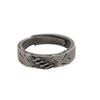 Anillo "Cicatriz" de Diseño Original de Chiba Anillo de Pareja Plata Tailandesa 925 Personalidad de Estudiante Anillo de Pareja