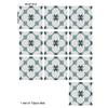 Pegatinas de Azulejos Estilo Bohemio Marroquí Vintage Cocina Baño Pegatinas de Pared Removibles Decoraciones de Pared para el Hogar