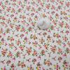 Fornecimento de fábrica Tecido de fundo simples estampado em linho floral toalha de mesa retangular pastoral para mesa de chá fresco