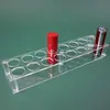 Caja de Almacenamiento de Lápices Labiales Multiorificio de Acrílico Soporte de Exhibición de Maquillaje Cosméticos Delineador Máscara de Pestañas Exhibidor de Esmalte de Uñas