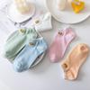 Meias Femininas Outono e Inverno R Meias de Comprimento Médio Femininas Estilo Japonês Cor Sólida Meias Felpudas Femininas Meias ins Tendência Simples Doces Meias Longas