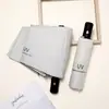 Guarda-chuva dobrável automático 70% de desconto de uso duplo para dias ensolarados e chuvosos, modelo de negócios com proteção UV, guarda-sol com revestimento preto, guarda-sol resistente a UV