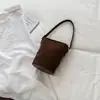 Bolso de axila para mujer 2026 nuevo otoño vintage gamuza Melard bolso de hombro bandolera cubo bolso para teléfono