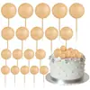 20 Piezas/Set Bolas de Espuma de Colores Decoración para Pastel Boda Baby Shower Fiesta de Cumpleaños Inserto para Cupcake