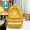 Mochila linda y femenina de pana estilo coreano Ins fresca y simple para niñas de secundaria y preparatoria Mochila ligera