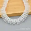 Em Estoque Renda Dupla Camada 2,5cm Roupas Saia Decoração Artesanal DIY Acessórios Decorativos para Borda de Cesta de Armazenamento