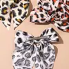 Tejido de Satén Brillante Europeo y Americano Transfronterizo Pinza para el Cabello de Lazo Estampado de Leopardo Pinza de Una Sola Palabra Pinza de Resorte Accesorios para el Cabello de Mujer Venta al por Mayor