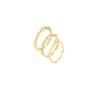 Anillo de Corazón de Zirconia Coreana para Mujer Lujo Accesible Nicho Alta Gama Juego de Anillos Lisos Ajustable Anillo para Dedo Índice