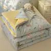 Colcha de verão grau materno e infantil para dormir sem roupa, algodão fresco estilo ins como nuvem, colcha de ar condicionado ultrassuave, colcha fina de verão, edredom de dormitório