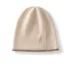 Nueva colección de otoño e invierno: Gorro 100% cachemir puro con borde de contraste, versátil y cálido, engrosado para mayor calidez, gorro simple y elegante