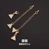 Cadena de extensión de acero de titanio, pulsera de perlas ajustable, cadena de extensión para collar, cadena para clavícula, cadena de cola, accesorios de cadena con cierre de langosta