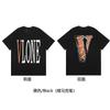 Nova camiseta VLONE JERRY Big V Smoke reflexiva solta de manga curta com flor de cerejeira para homens e mulheres, camiseta de casal de marca de rua, verão