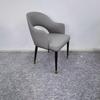 Silla de Aseo Moderna Simple de Lujo Ligero para Restaurante Hotel Negociación Sillón de Cuero con Respaldo Silla de Café