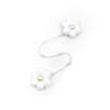 Pasador para Cortina Colgante para Cabeza de Cortina Borla de Flor Decoración Estilo Pastoral Francés Fresco Gasa Accesorios Decorativos para Cortina