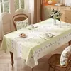 Mantel estilo rústico, impermeable y a prueba de aceite, mantel de comedor sin lavado, nuevo modelo 2025, sensación de lujo ligero y alta gama, mantel para mesa de centro