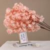 Galho de flor de cerejeira criptografada artificial arco de casamento decoração de flor artificial conjunto interno planta de flor artificial material de flor em estoque atacado