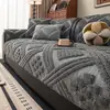 Almofada de Sofá Estilo Minimalista Moderno, Mais Vendido Transfronteiriço, Capa de Sofá Grossa de Algodão Peludo, Almofada de Assento Fixa Antiderrapante Anti-Arranhão de Gato