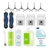 Wanchuang es Adecuado para Accesorios del Robot Aspirador Mini Ecovacs Cepillo Lateral Cepillo Rodillo Bolsa de Polvo Consumibles Núcleo del Filtro