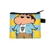Nuevo Monedero de Dibujos Animados Crayon Shin-Chan para Estudiantes Hombres y Mujeres Bolsa de Almacenamiento de Poliéster Bolsa de Almacenamiento Personalizada de Moda Venta al por Mayor Caliente