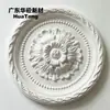 Portalámparas de techo con una sola flor de loto GRG producto moldeado, estilo americano dormitorio, se puede hacer con yeso reforzado con fibra de vidrio pintado
