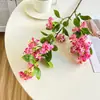 Flores Artificiales Lirio Morado Qianlixiang Flores Falsas Wholesale Transfronterizo Ramo para Sala de Estar Arreglo Floral para el Hogar Decoración de Mesa Adornos