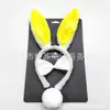 Diadema de Conejo con Lentejuelas de Peluche de Pascua Transfronteriza Set de Tres Piezas Orejas Diadema Pajaritas Festival Infantil Actuación Camino