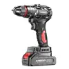 Pistola de impacto pequena de aço sem escova, furadeira elétrica manual, ferramenta de perfuração recarregável multifuncional doméstica, chave de fenda elétrica
