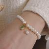 Pulsera de Perla Natural Pulsera con Colgante Marino Joyería para Mujer Estilo Coreano Pulsera Sencilla de Personalidad Pulsera para Mujer Venta al por Mayor